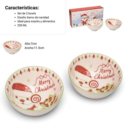 PLATO PLASTICO NAVIDAD 250ML