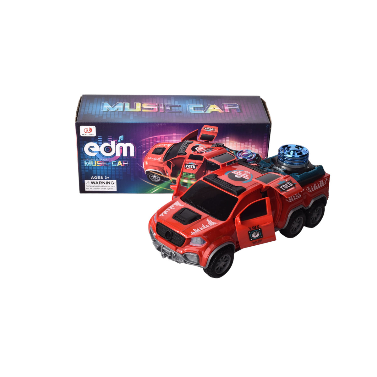 carro para niños con movimiento para niños azul y rojo