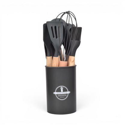 SET DE COCINA EN SILICONA DIM:10X10X26CM