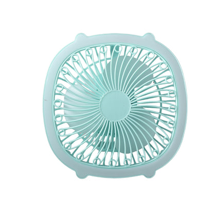 VENTILADOR CON CABLE USB RECARGABLE CUADRADO VARIOS COLORES