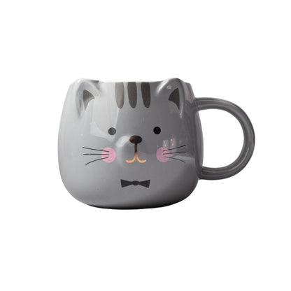 MUG POCILLO CERAMICA DISEÑO DE GATO DE 320ML DIM:8X13X8