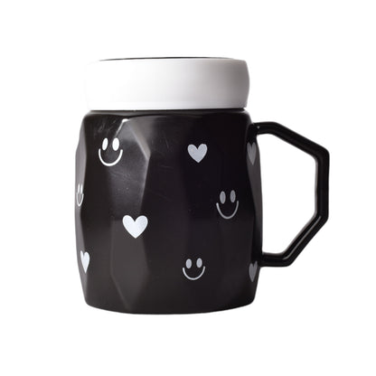 MUG POCILLO CERAMICA CON TAPA