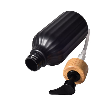 DISPENSADOR JABON LIQUIDO PLASTICO DE 250ML DIM:6X6X19CM