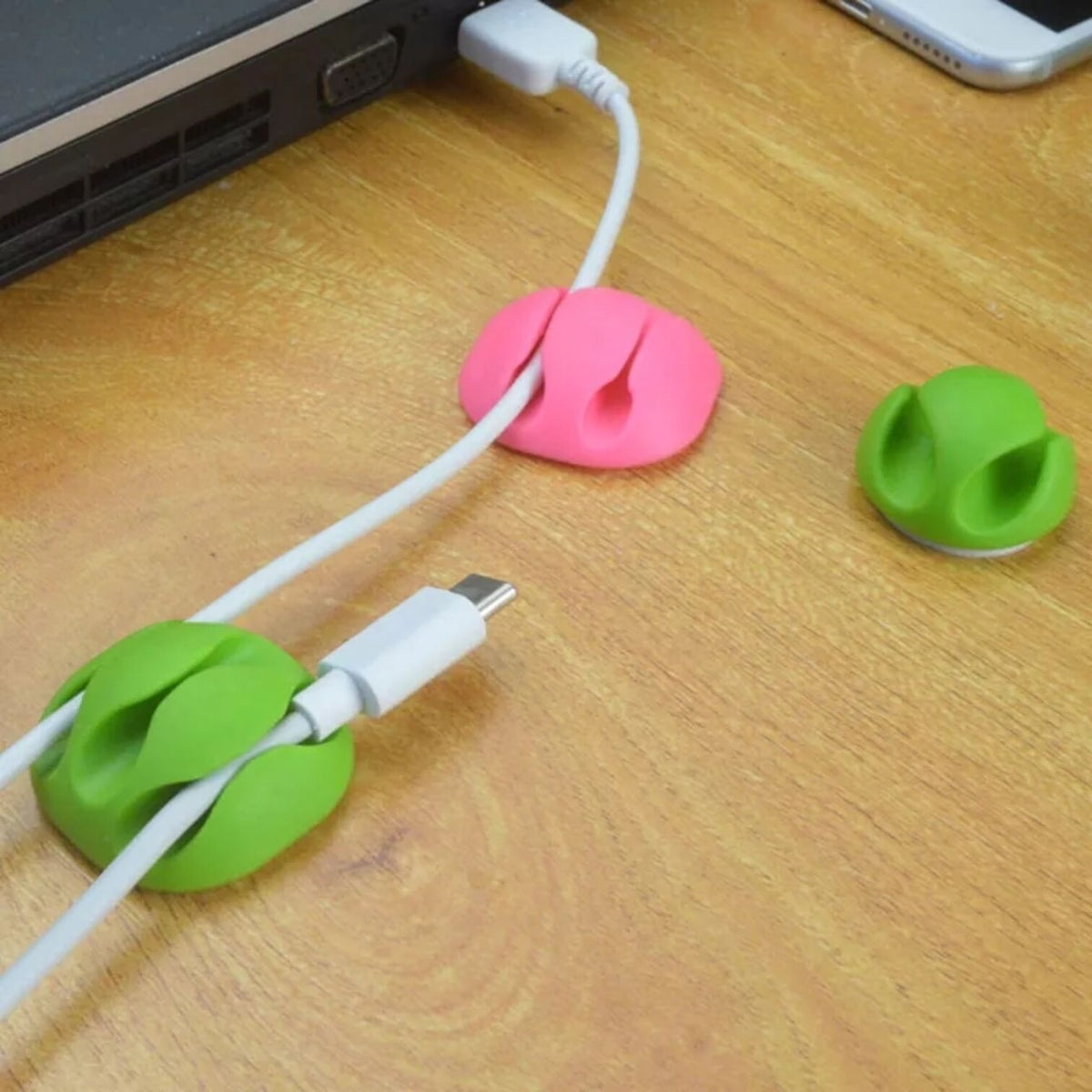 pack 10 clips organizador de cables dim:22*15cm