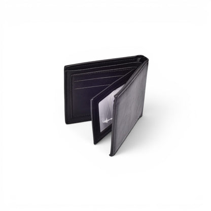 BILLETERA PARA HOMBRE SINTETICO  DIM:11.5X9.5CM