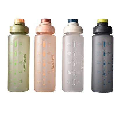 BOTELLA DE AGUA PLASTICA DE 1000ML DIM:8X8X26CM