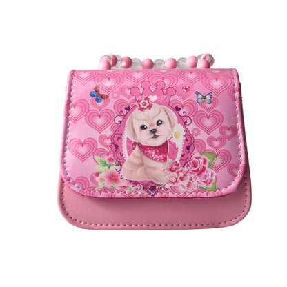 CARTERA SINTETICO PEQUEÑO PARA NIÑA  DIM:16X13CM
