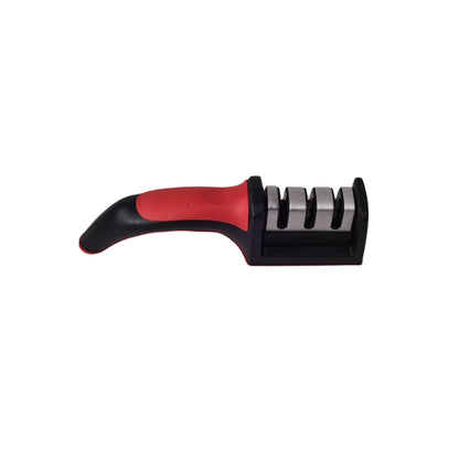 AFILADOR DE CUCHILLOS ACERO MANGO ANTIDESLIZANTE  DIM:21CM