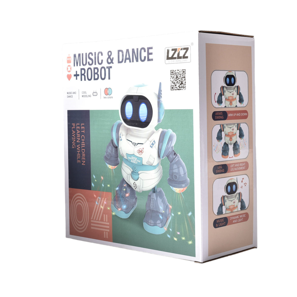 robot bailarin de luces sonido