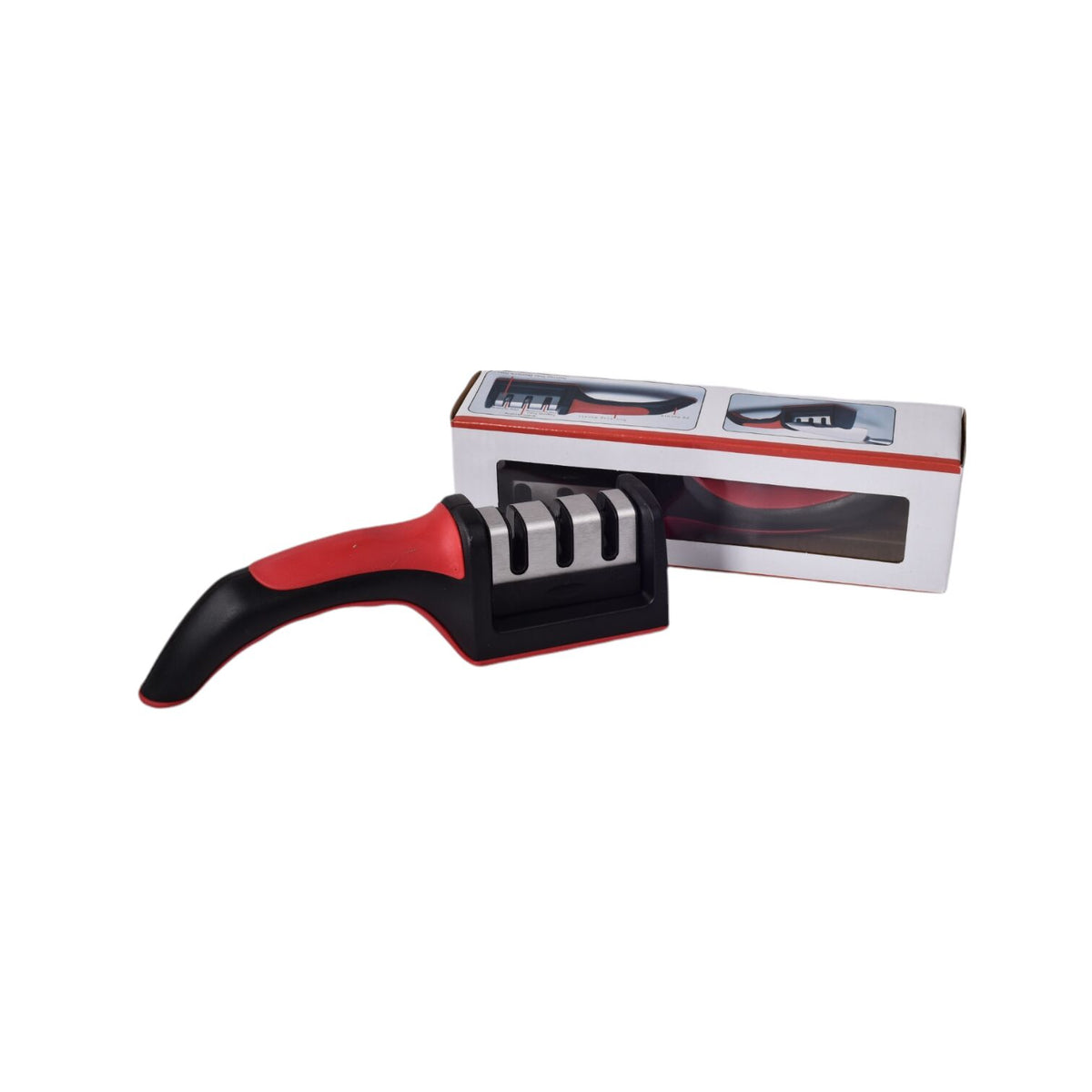 afilador de cuchillos acero mango antideslizante  dim:21cm