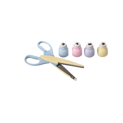 SET CORTADOR PERFORADORA CON TIJERAS DISEÑO FIGURAS DIM:10