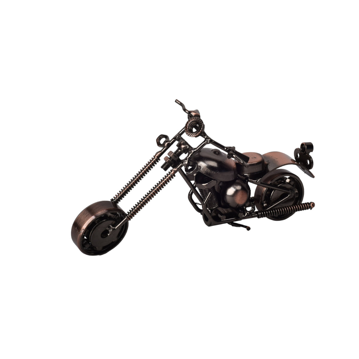 adorno metalico para decoracion forma de moto