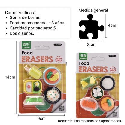 SET BORRADORES COMIDA