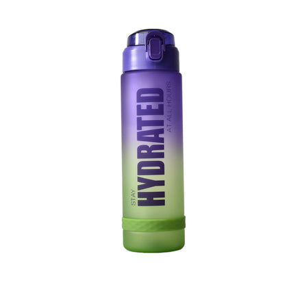 BOTELLA DE AGUA PLASTICA DE 900ML DIM:7X7X27CM