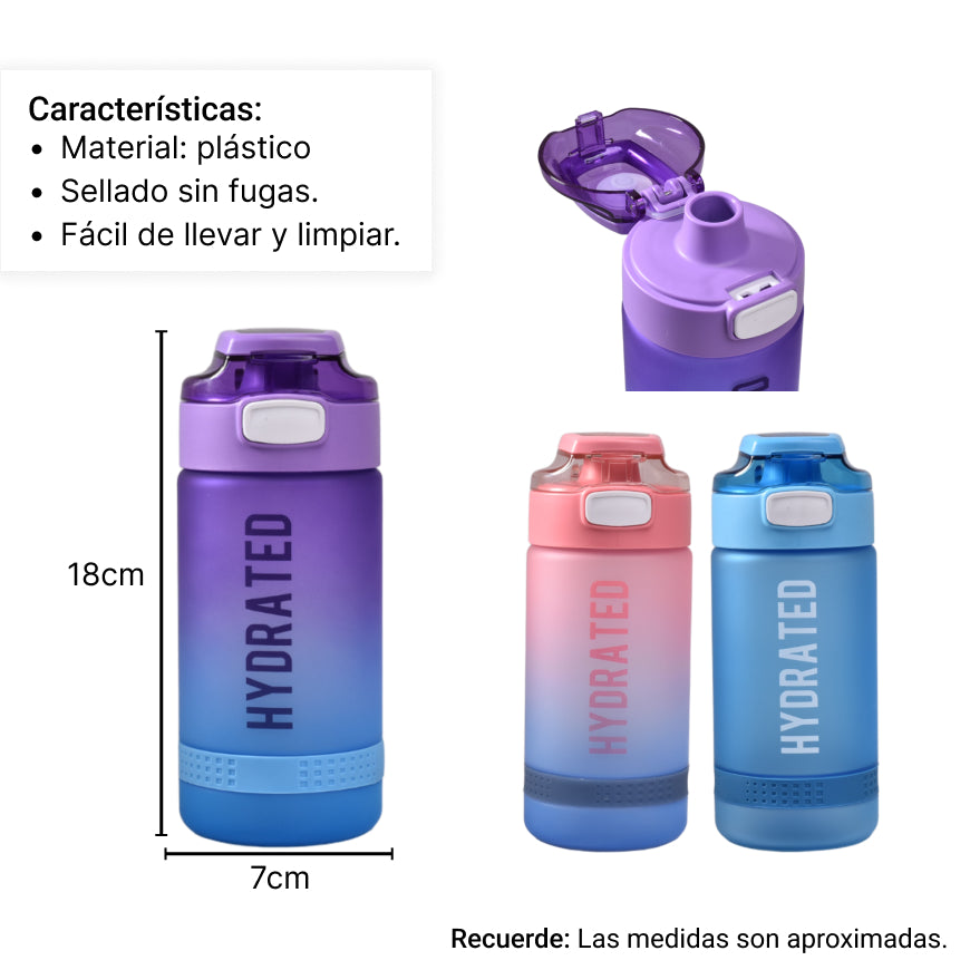 botella de agua 550ml