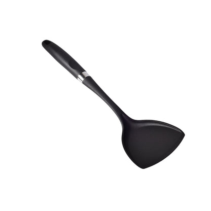 ESPATULA PALA SILICONA PLASTICO UTENSILIOS COCINA NEGRO