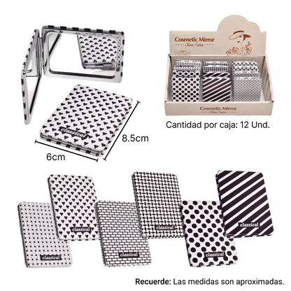 ESPEJO PLASTICO CARTERA DIM:7CM