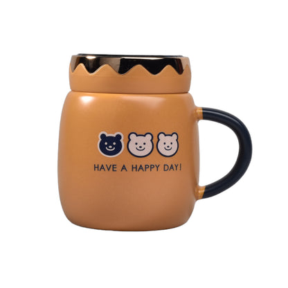 MUG POCILLO CON TAPA CERAMICA