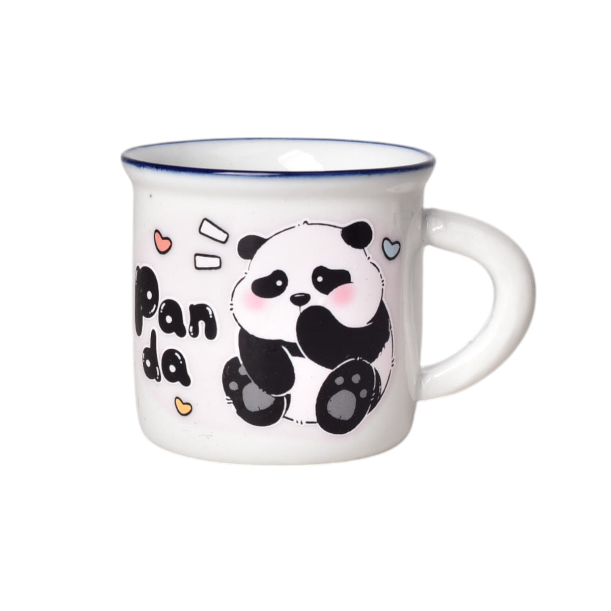 mug pocillo ceramica diseño de pandas 70ml dim:5x5x5
