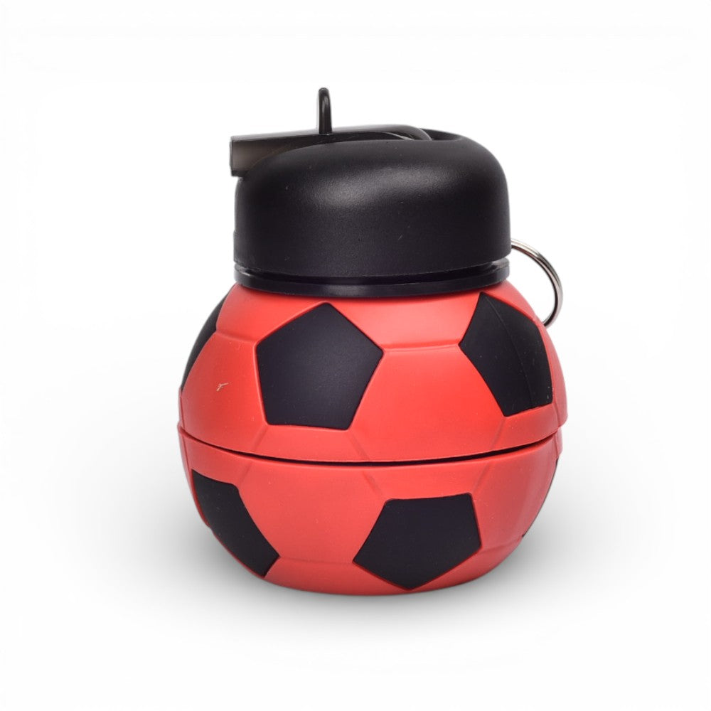botella de agua plegable 550ml silicona hombre forma de balon