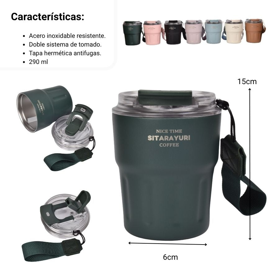 termo acero inoxidable 290ml