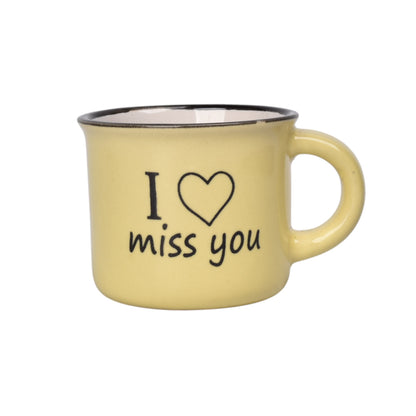 MUG POCILLO CERAMICA 180ML DIM:6X6X5