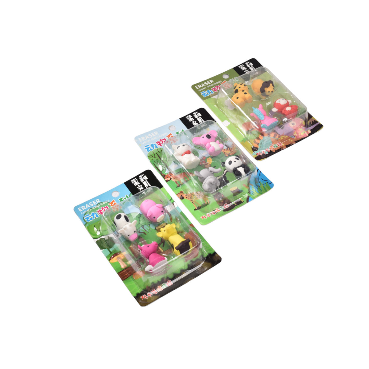 set borradores forma animales