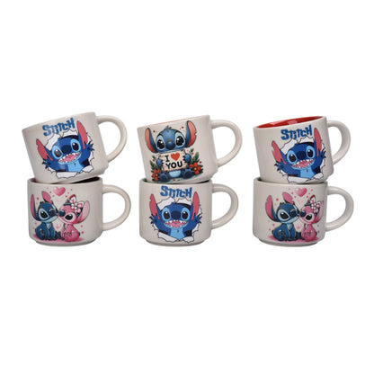 POCILLO SET X 6PZAS PERSONAJE 100ML DIM:5X5