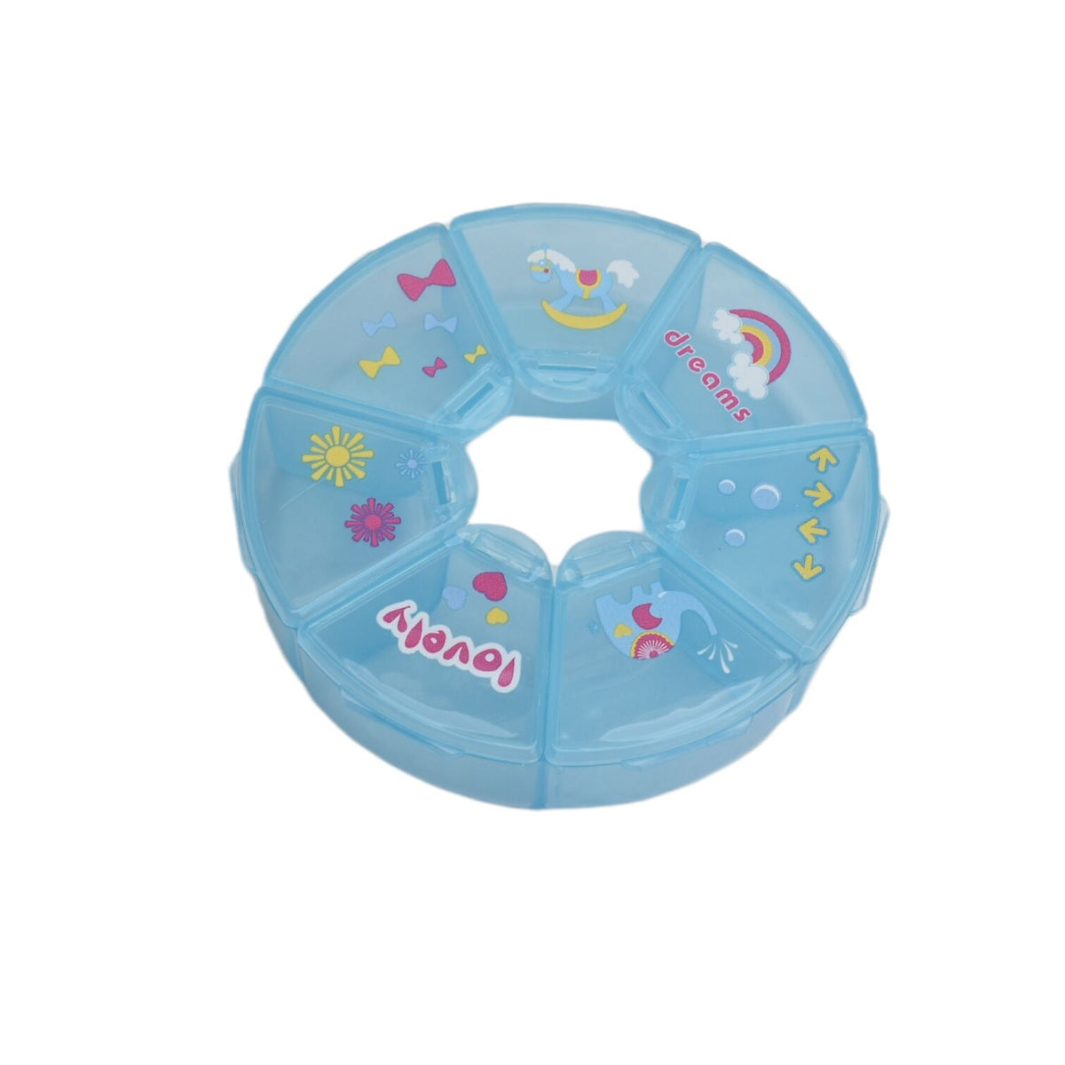 organizador pastillero  dim:9*9cm