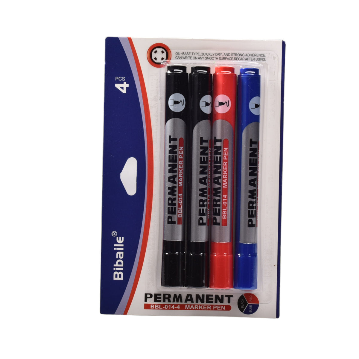 set marcador permanente x 4 unidades