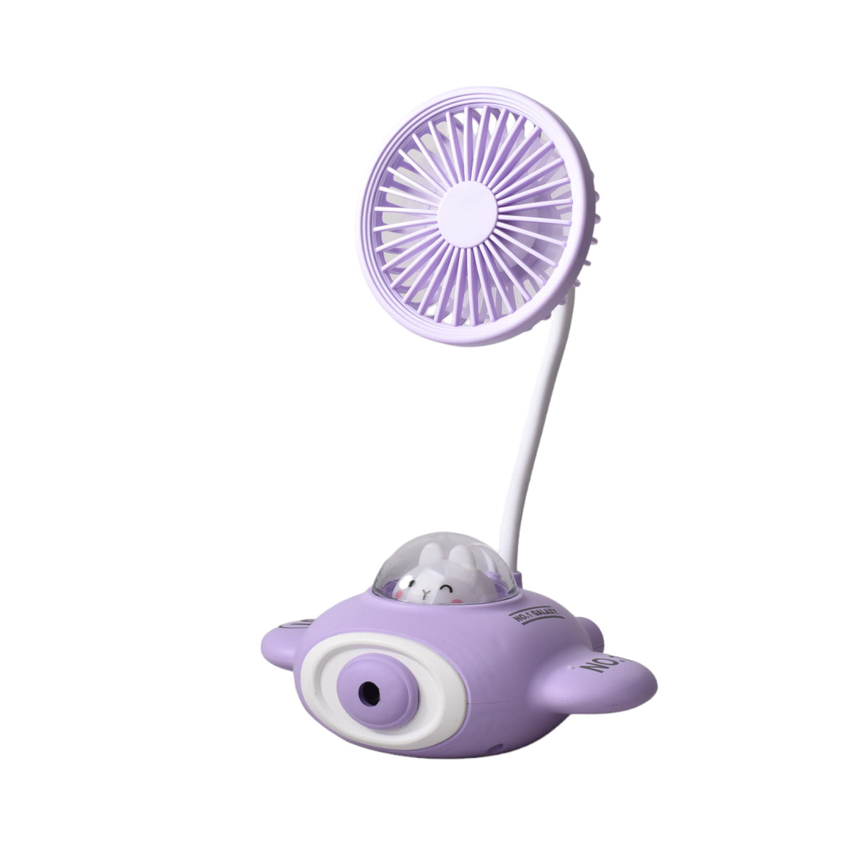 ventilador recargable plastico con cable usb