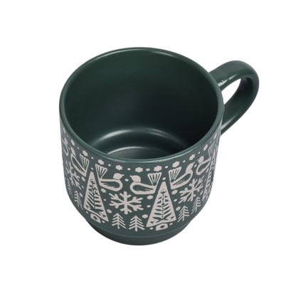 MUG POCILLO EN CERAMICA NAVIDAD 350ML DIM:8x9CM