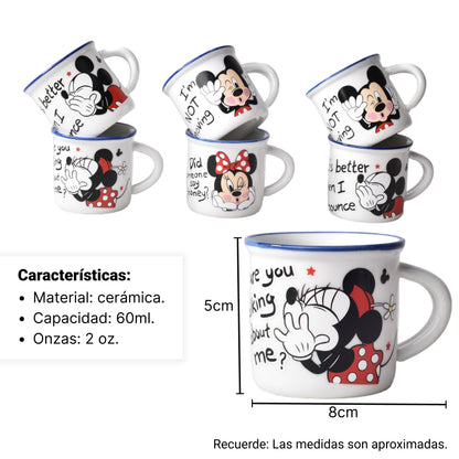 CAJA DE POCILLO POR 6UND CERAMICA VARIOS DISEÑOS