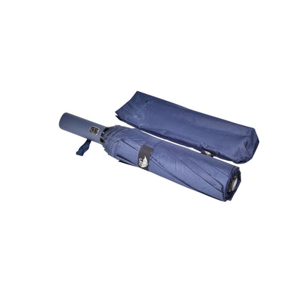 SOMBRILLA DOBLE AUTOMATICA 12 VARILLAS FILTRO UV NEGRO Y AZUL