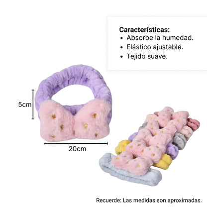 DIADEMA EN POLIESTER DIM:20.5*6CM