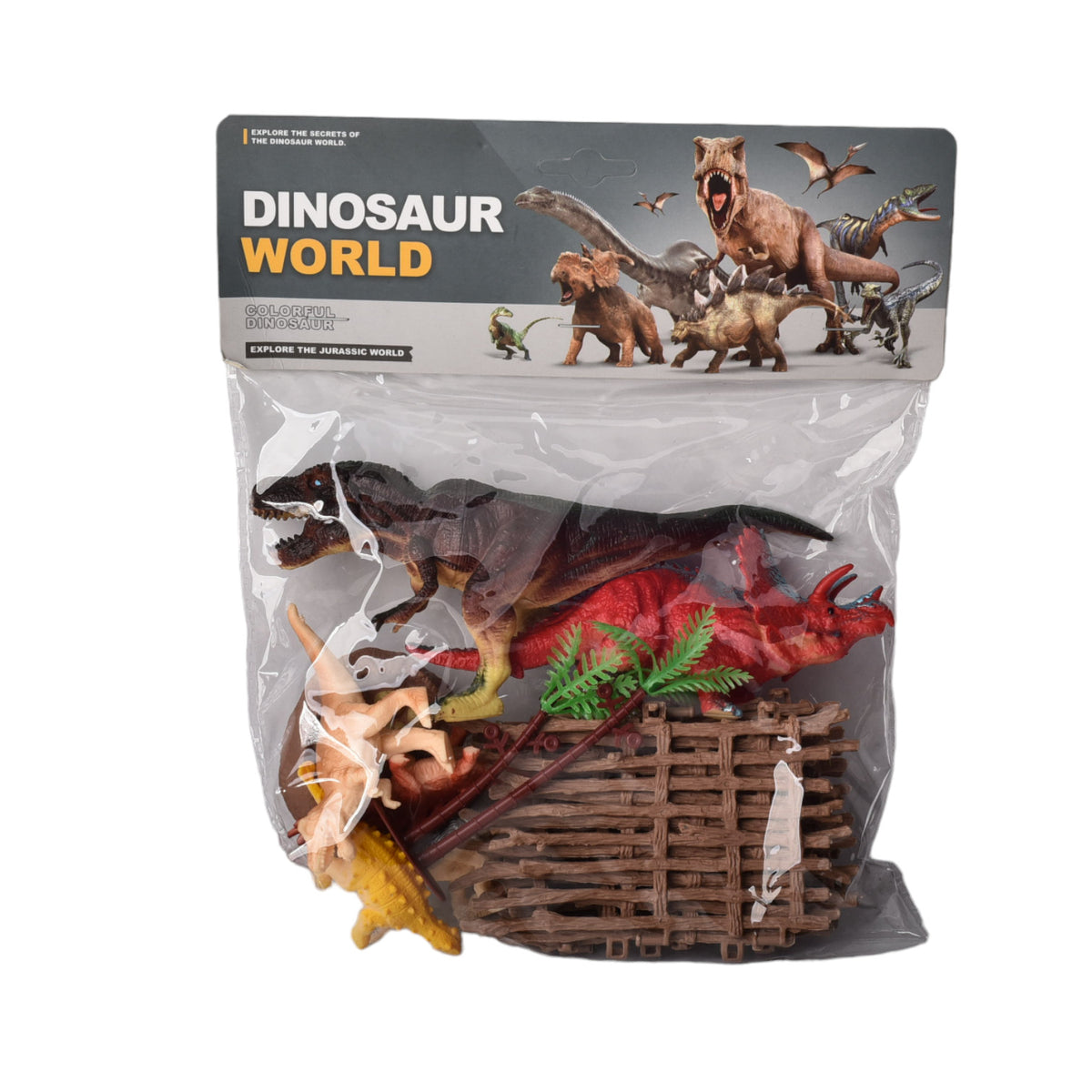 set dinosaurios juguete didactico plastico colección niños