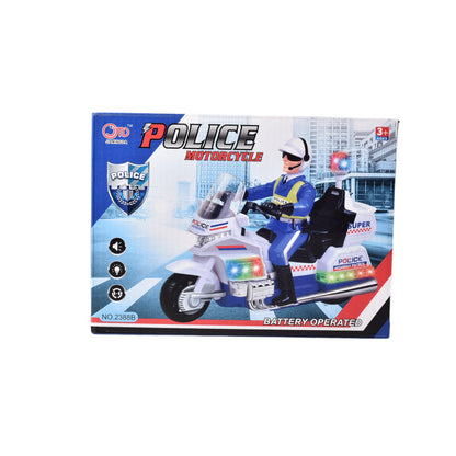MOTO PARA NIÑOS POLICIA CON LUCES Y  SONIDO