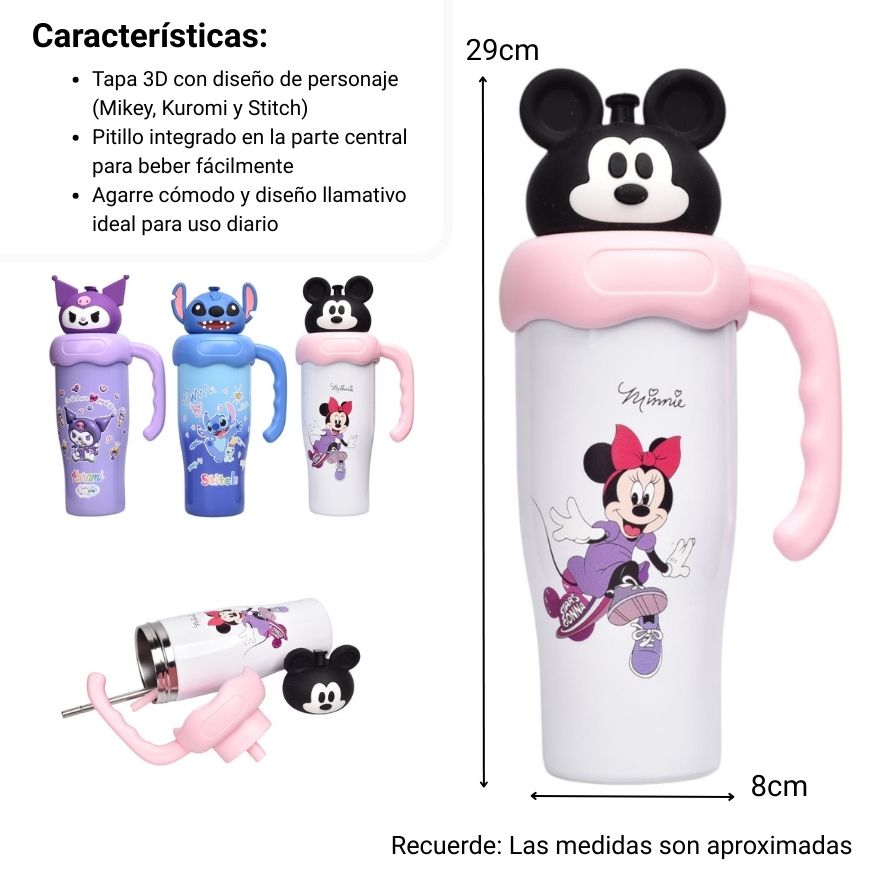 termo acero inoxidable 3d 850ml