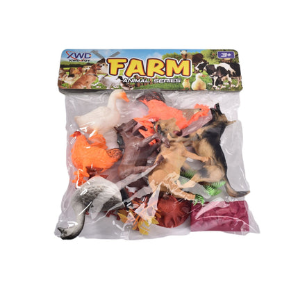 SET ANIMALES GRANJA JUGUETE DIDACTICO COLECCIÓN NIÑOS