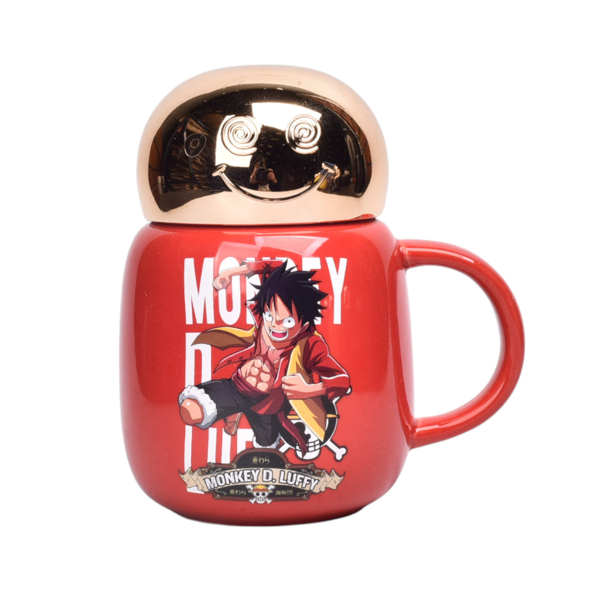 mug pocillo ceramica con tapa personaje 350ml dim:12x5