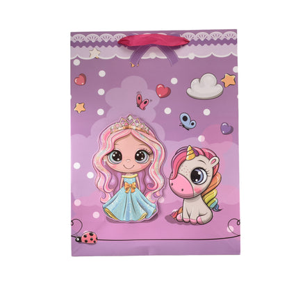 BOLSA REGALO EN PAPEL NIÑAS TAMAÑO GRANDE L