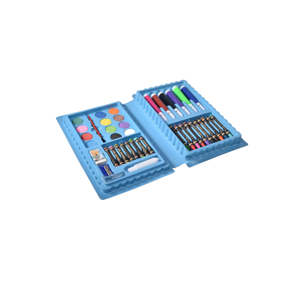 set caja de 42 kit pcs herramientas de pinturas dim:22x13x3