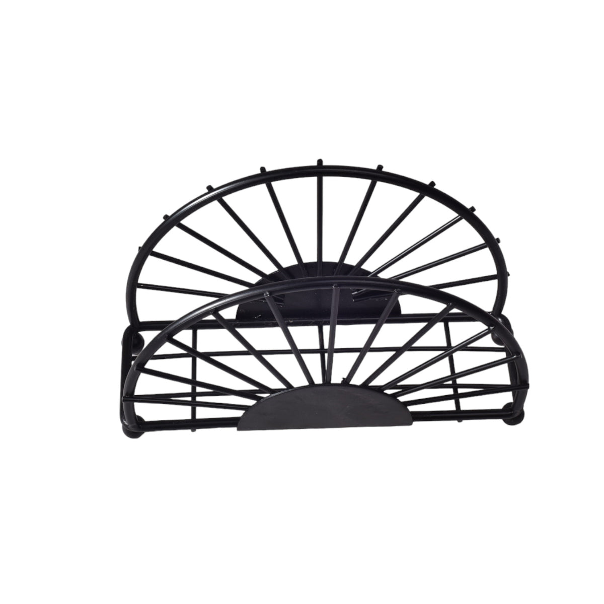 servilletero de acero inoxidable negro dim: 15x8