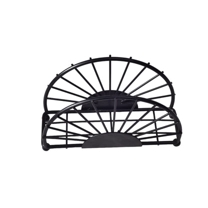 SERVILLETERO DE ACERO INOXIDABLE NEGRO DIM: 15X8