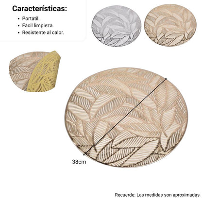 INDIVIDUAL DE MESA COMEDOR HOGAR DIM:38X38