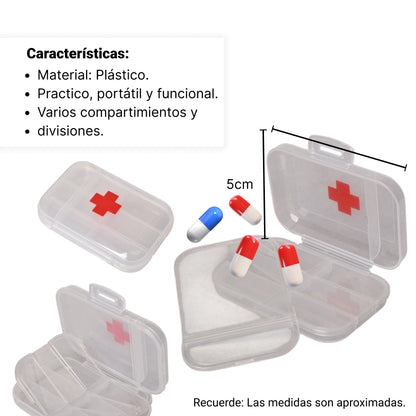 ORGANIZADOR DE PASTILLAS DIM:10,5*7,5*2,7