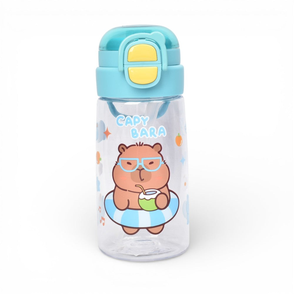 botella de agua 500ml capybara plastico dim:7x7x18