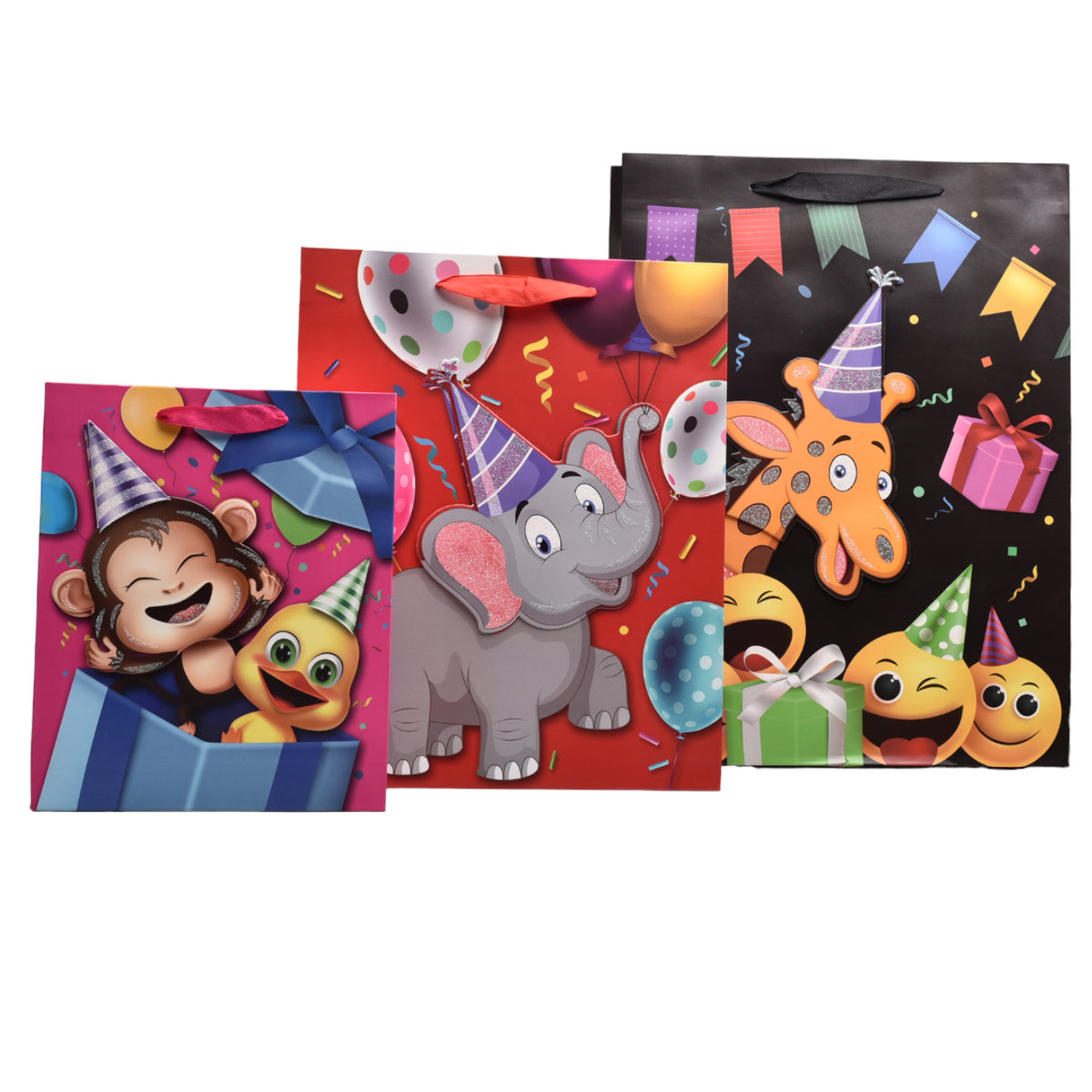 bolsa regalo en papel niños tamaño mediano
