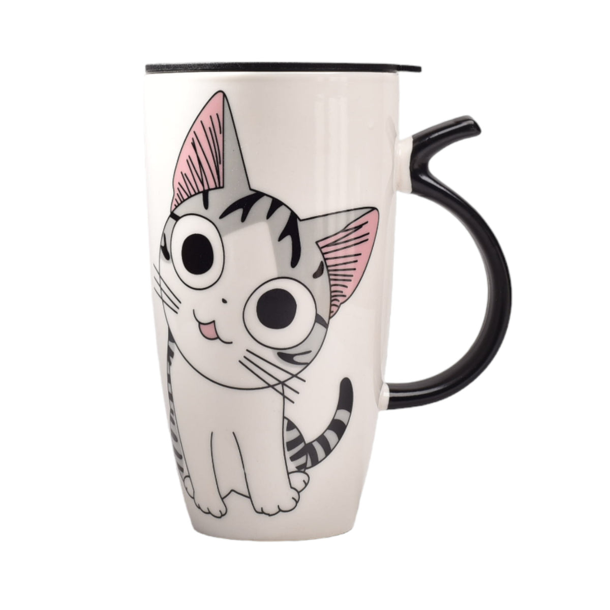 pocillo grande ceramica mug con tapa