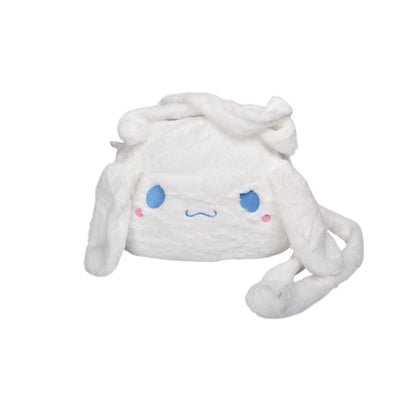 BOLSO CARTERA NIÑA DE PELUCHE PERSONAJE DIM:23X22X6